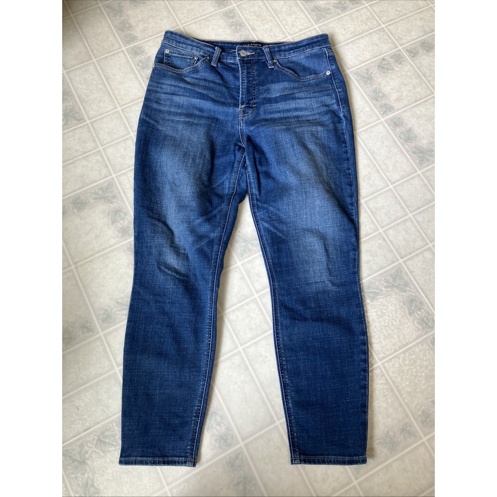 Lucky Brand Bridgette High Rise Skinny Ankle‎ Denim Jeans 12/31 Medium Wash
